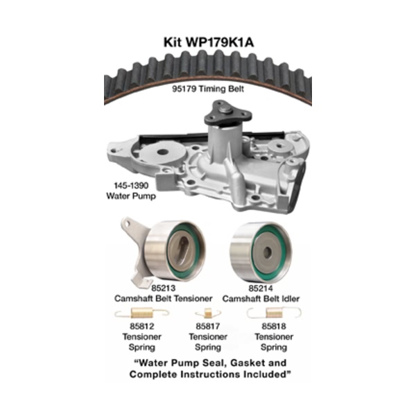 Dayco Timing Belt Kit With Water Pump WP179K1A
