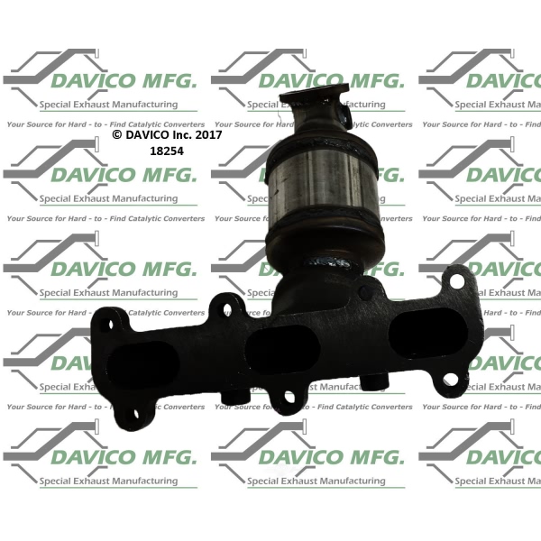 Davico Exhaust Manifold with Integrated Catalytic Converter 18254