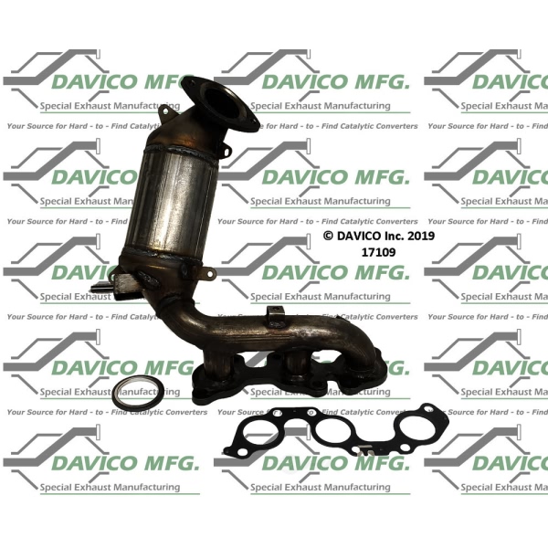 Davico Exhaust Manifold with Integrated Catalytic Converter 17109