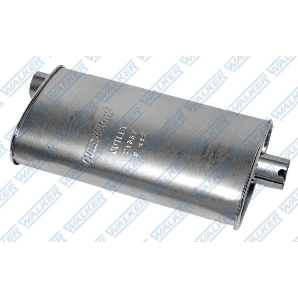 Walker Quiet Flow Stainless Steel Oval Aluminized Exhaust Muffler 21337