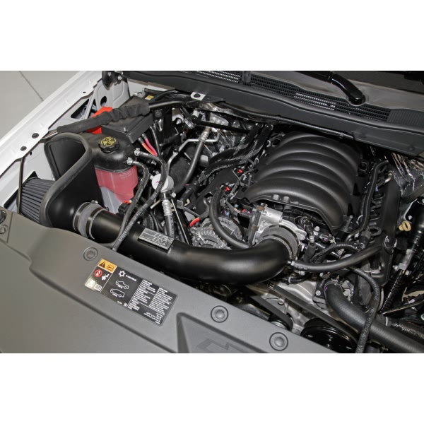 K&N 71 Series Blackhawk Induction® Aluminum Textured Black Cold Air Intake System with Black Filter 71-3082