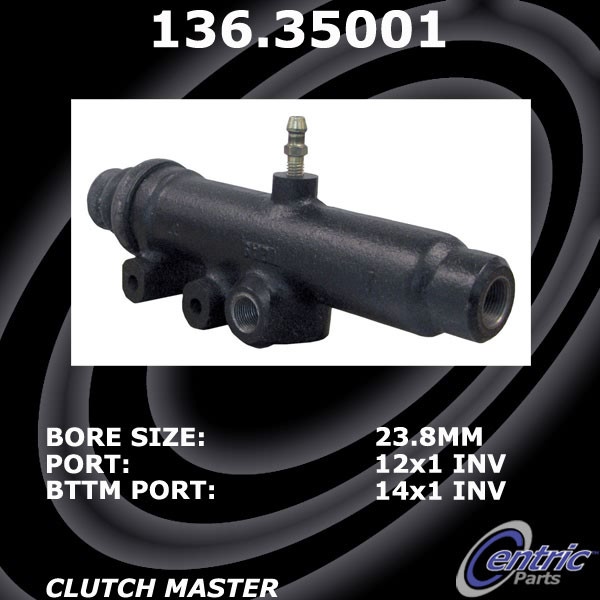 Centric Premium Clutch Master Cylinder 136.35001
