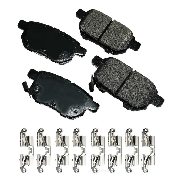 Akebono Pro-ACT™ Ultra-Premium Ceramic Rear Disc Brake Pads ACT1354A