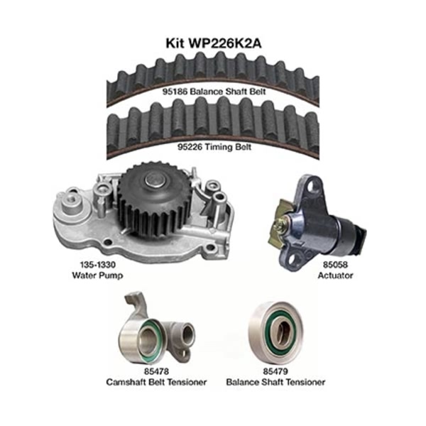 Dayco Timing Belt Kit With Water Pump WP226K2A