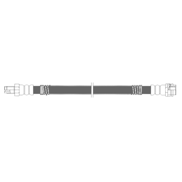 Centric Rear Brake Hose 150.35315