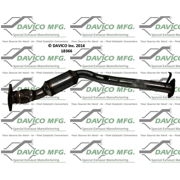 Davico Direct Fit Catalytic Converter and Pipe Assembly 18366