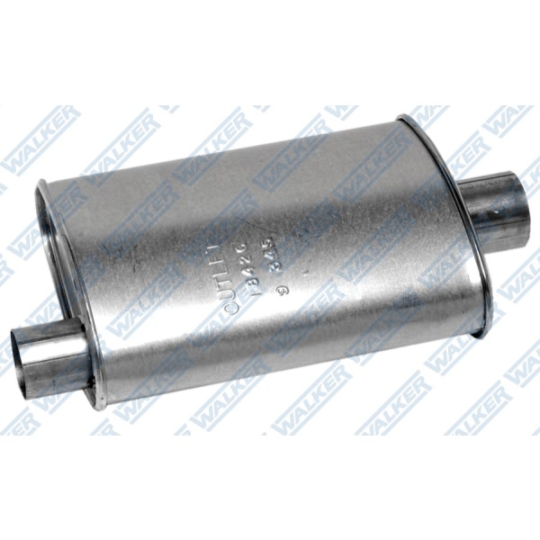 Walker Soundfx Steel Oval Direct Fit Aluminized Exhaust Muffler 18426