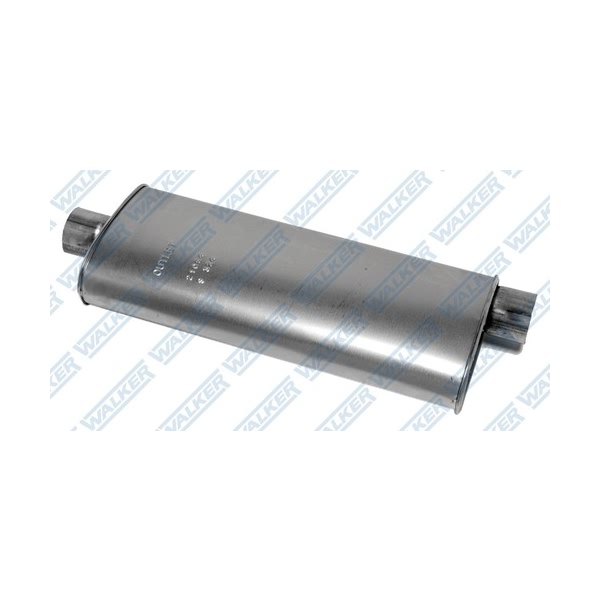 Walker Quiet Flow Stainless Steel Oval Aluminized Exhaust Muffler 21054