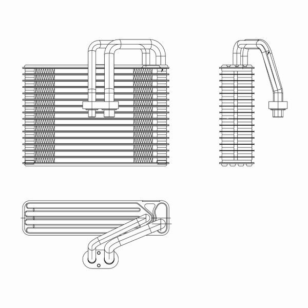 TYC TYC A/C Evaporator Core 97221