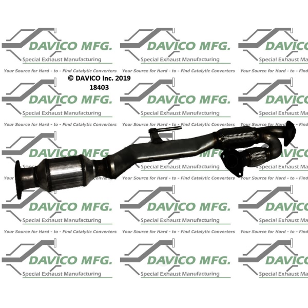 Davico Direct Fit Catalytic Converter and Pipe Assembly 18403