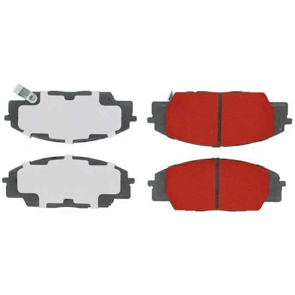 Centric Posi Quiet Pro™ Semi-Metallic Front Disc Brake Pads 500.08290