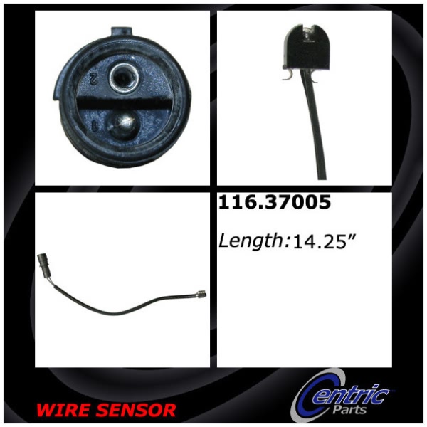 Centric Brake Pad Sensor Wire 116.37005