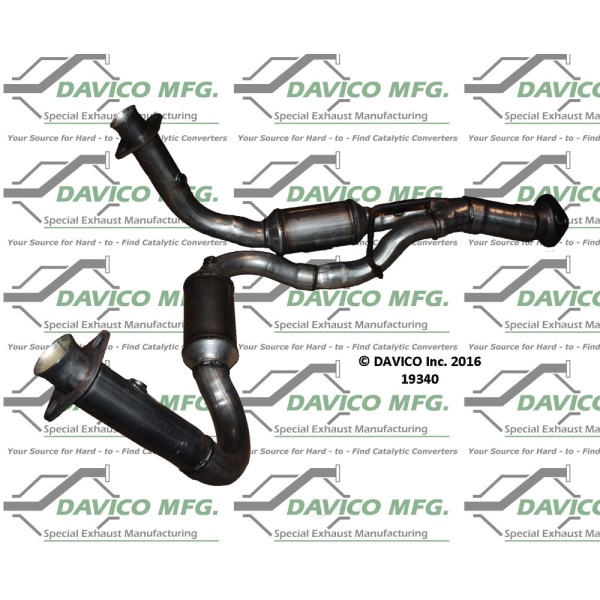 Davico Direct Fit Catalytic Converter and Pipe Assembly 19340