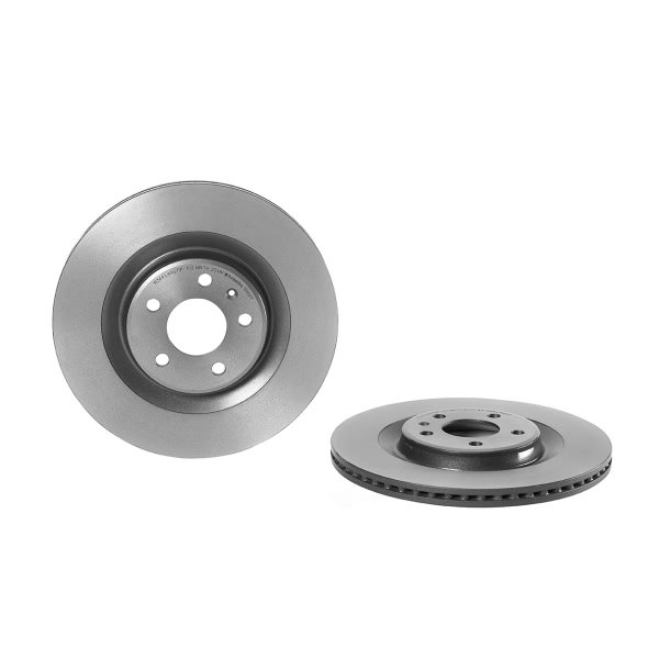 brembo UV Coated Series Vented Rear Brake Rotor 09.B969.11