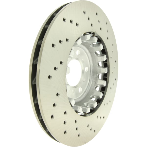 Centric SportStop Drilled 1-Piece Front Passenger Side Brake Rotor 128.34163