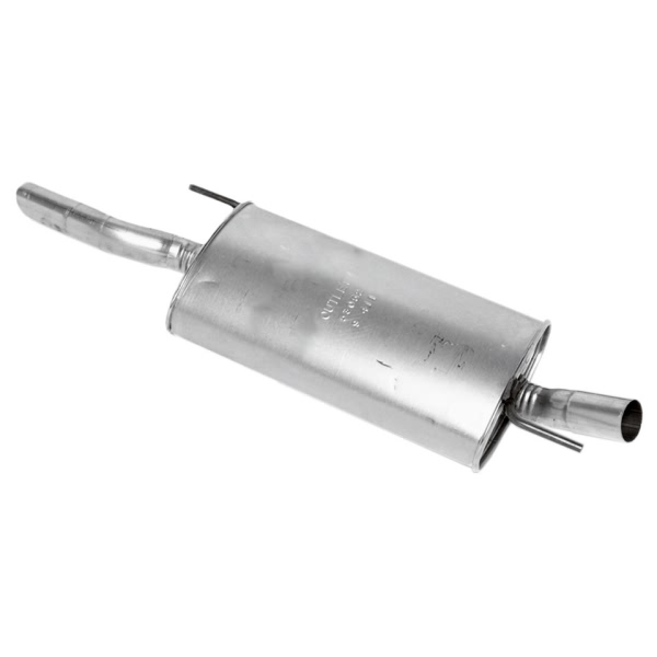 Walker Quiet Flow Stainless Steel Rear Oval Aluminized Exhaust Muffler And Pipe Assembly 53052
