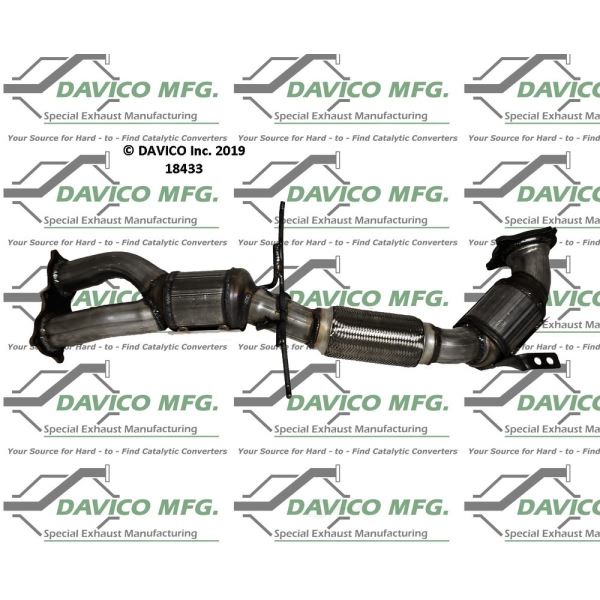 Davico Direct Fit Catalytic Converter and Pipe Assembly 18433