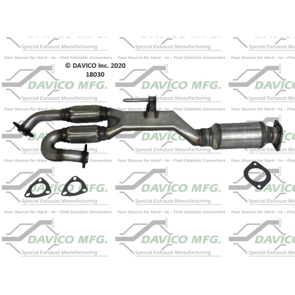 Davico Direct Fit Catalytic Converter and Pipe Assembly 18030