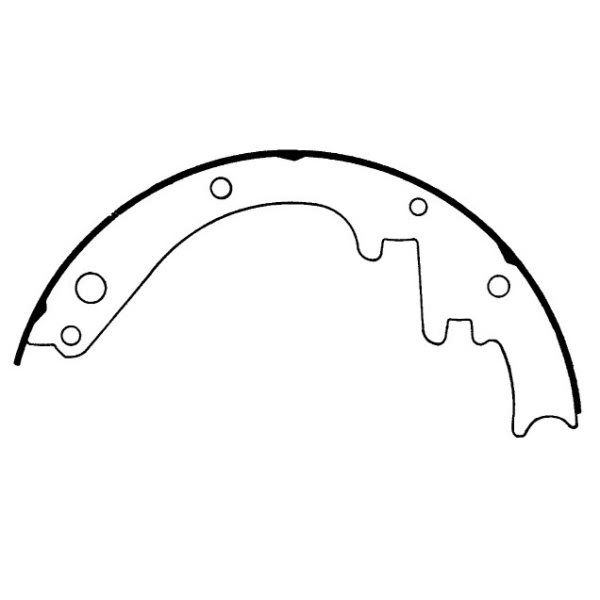 Centric Premium Front Drum Brake Shoes 111.02270