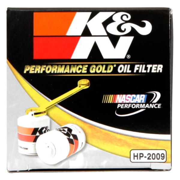 K&N Performance Gold™ Wrench-Off Oil Filter HP-2009