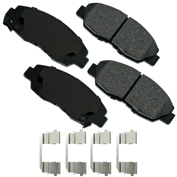 Akebono Pro-ACT™ Ultra-Premium Ceramic Front Disc Brake Pads ACT465E