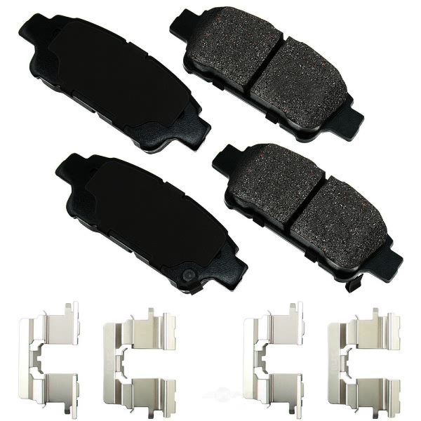 Akebono Pro-ACT™ Ultra-Premium Ceramic Rear Disc Brake Pads ACT995A