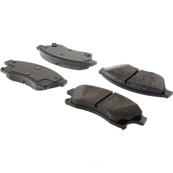 Centric Posi Quiet™ Extended Wear Semi-Metallic Front Disc Brake Pads 106.15220