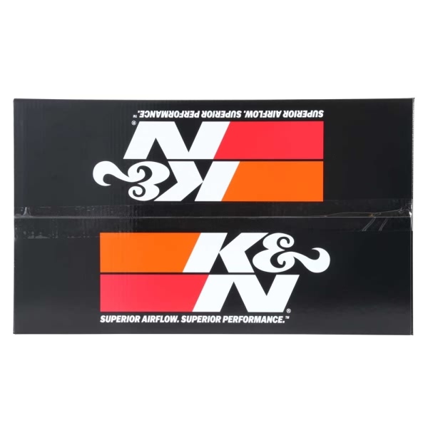 K&N 63 Series AirCharger® High-Density Polyethylene Black Cold Air Intake System with Red Filter 63-1561