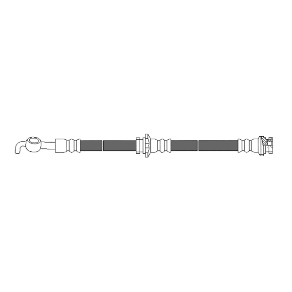 Centric Front Driver Side Brake Hose 150.42013