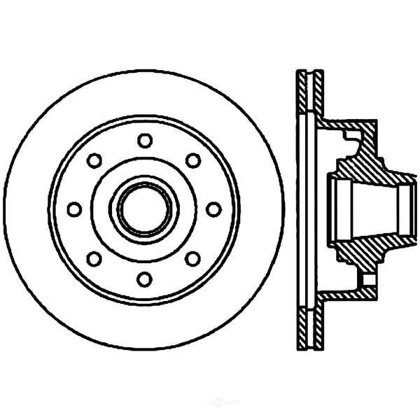 Centric Premium™ High Carbon Alloy Brake Rotor 125.65046