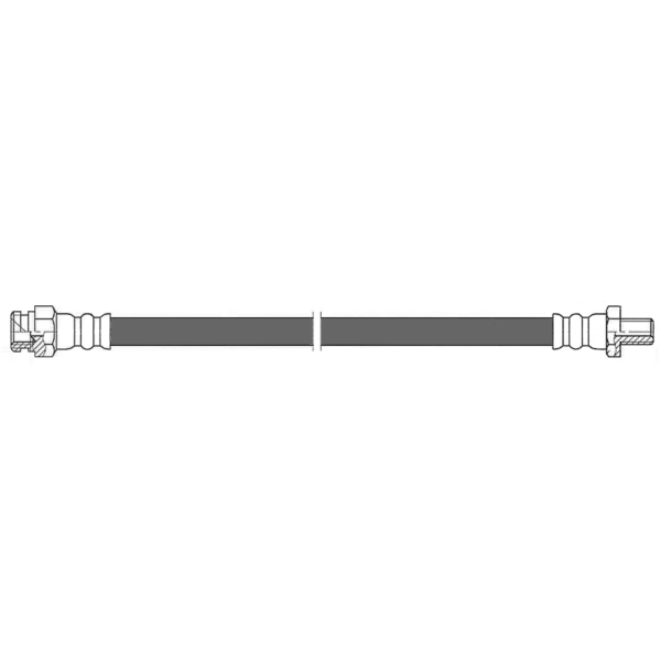 Centric Front Brake Hose 150.45004