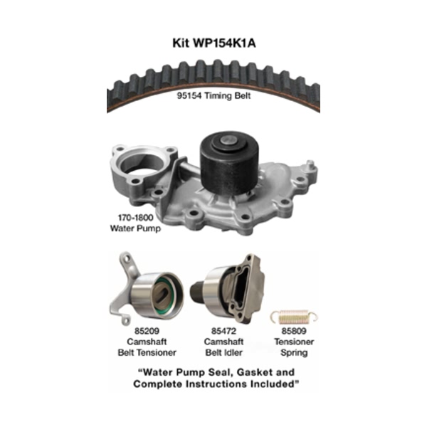 Dayco Timing Belt Kit With Water Pump WP154K1A