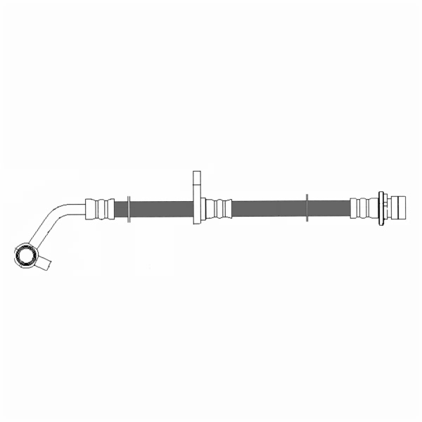 Centric Front Passenger Side Brake Hose 150.40071