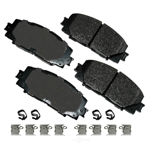 Akebono Pro-ACT™ Ultra-Premium Ceramic Front Disc Brake Pads ACT1184A