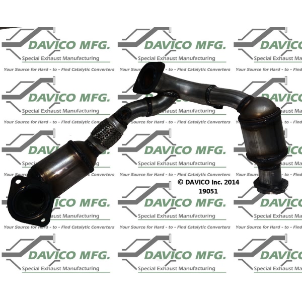 Davico Direct Fit Catalytic Converter and Pipe Assembly 19051