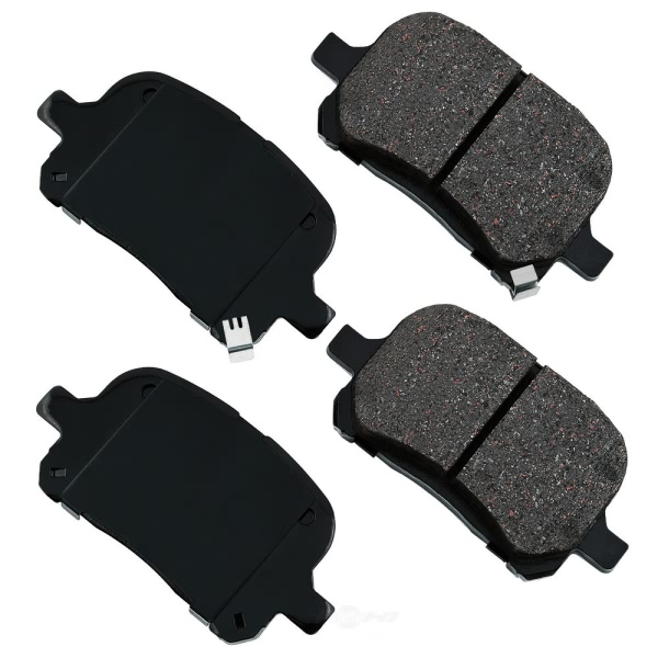 Akebono Pro-ACT™ Ultra-Premium Ceramic Front Disc Brake Pads ACT707