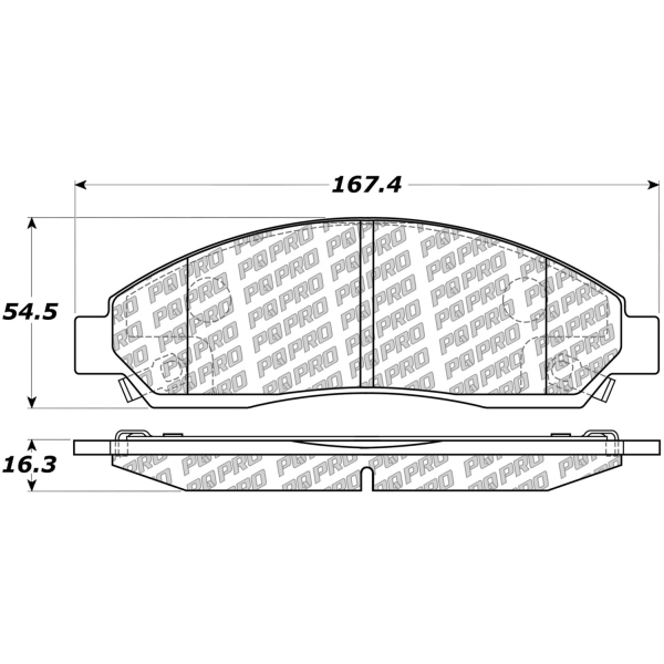 Centric Posi Quiet Pro™ Ceramic Front Disc Brake Pads 500.10390