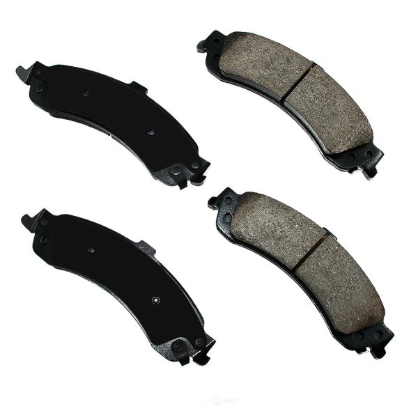 Akebono Pro-ACT™ Ultra-Premium Ceramic Rear Disc Brake Pads ACT834