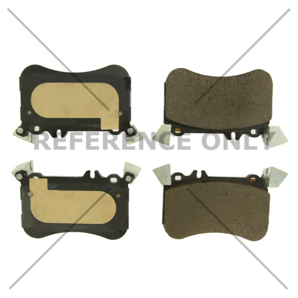 Centric Posi Quiet™ Semi-Metallic Front Disc Brake Pads 104.16340