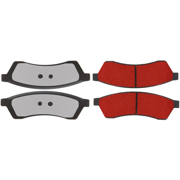 Centric Posi Quiet Pro™ Ceramic Rear Disc Brake Pads 500.10300