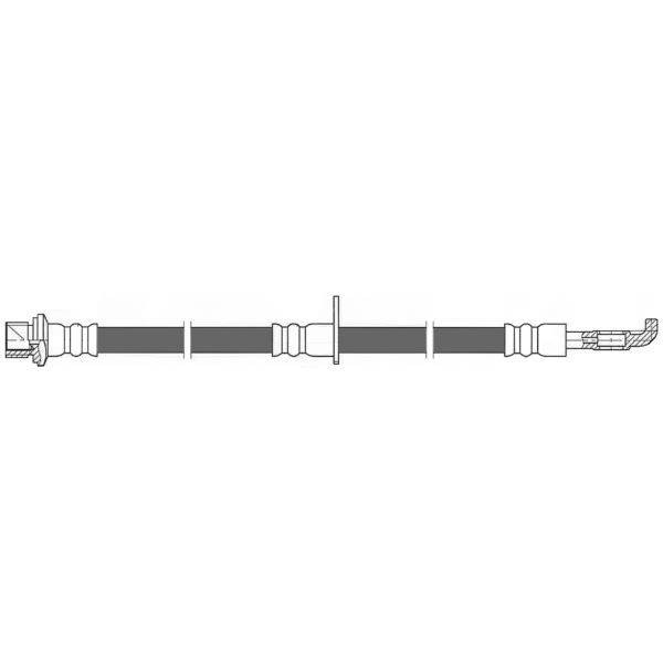 Centric Front Driver Side Brake Hose 150.44156