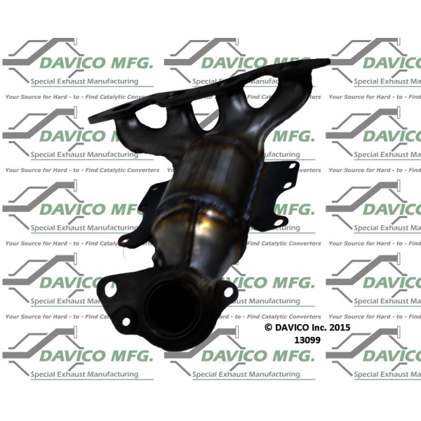 Davico Exhaust Manifold with Integrated Catalytic Converter 13099