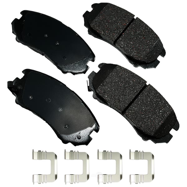 Akebono Pro-ACT™ Ultra-Premium Ceramic Front Disc Brake Pads ACT924C