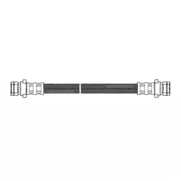 Centric Rear Brake Hose 150.40336