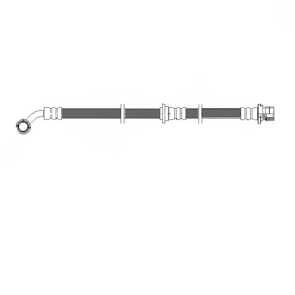 Centric Front Driver Side Brake Hose 150.40098