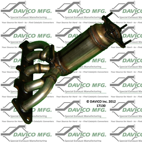 Davico Exhaust Manifold with Integrated Catalytic Converter 17130