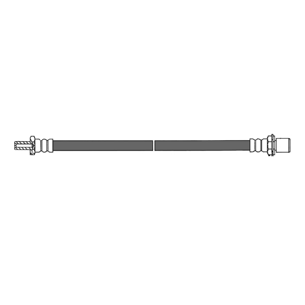 Centric Rear Brake Hose 150.44315