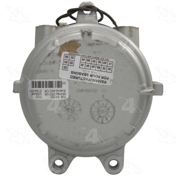 Four Seasons Remanufactured A C Compressor With Clutch 57105