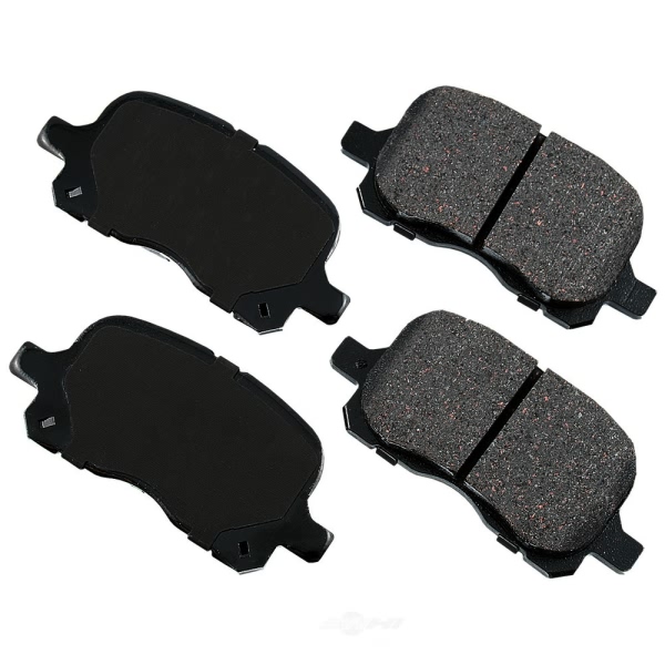 Akebono Pro-ACT™ Ultra-Premium Ceramic Front Disc Brake Pads ACT741