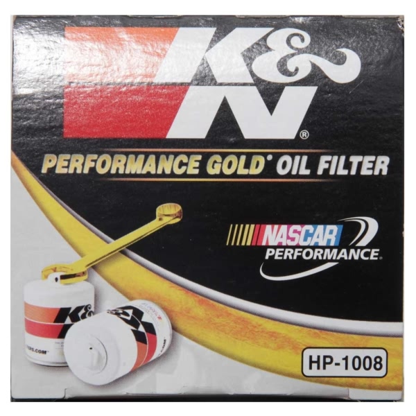 K&N Performance Gold™ Wrench-Off Oil Filter HP-1008